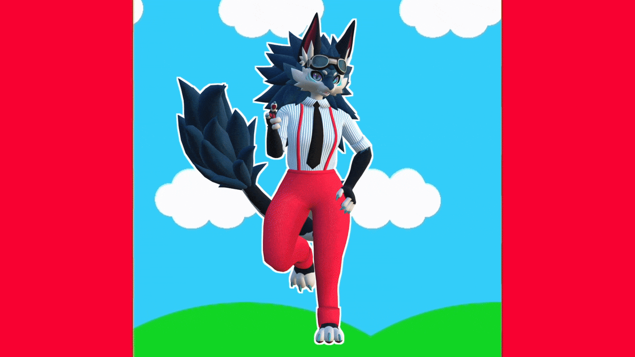 Suspenders Set Outift for Novabeast