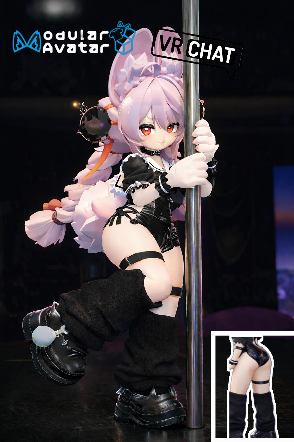 Gothic outfit for Zhao Xiao VRChat