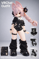 Gothic outfit for Bunny VRChat