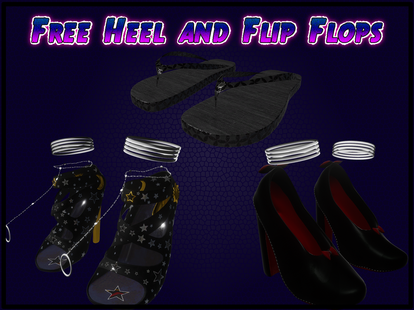Free Heel and Flip Flops Pack