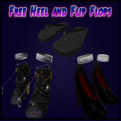 Free Heel and Flip Flops Pack