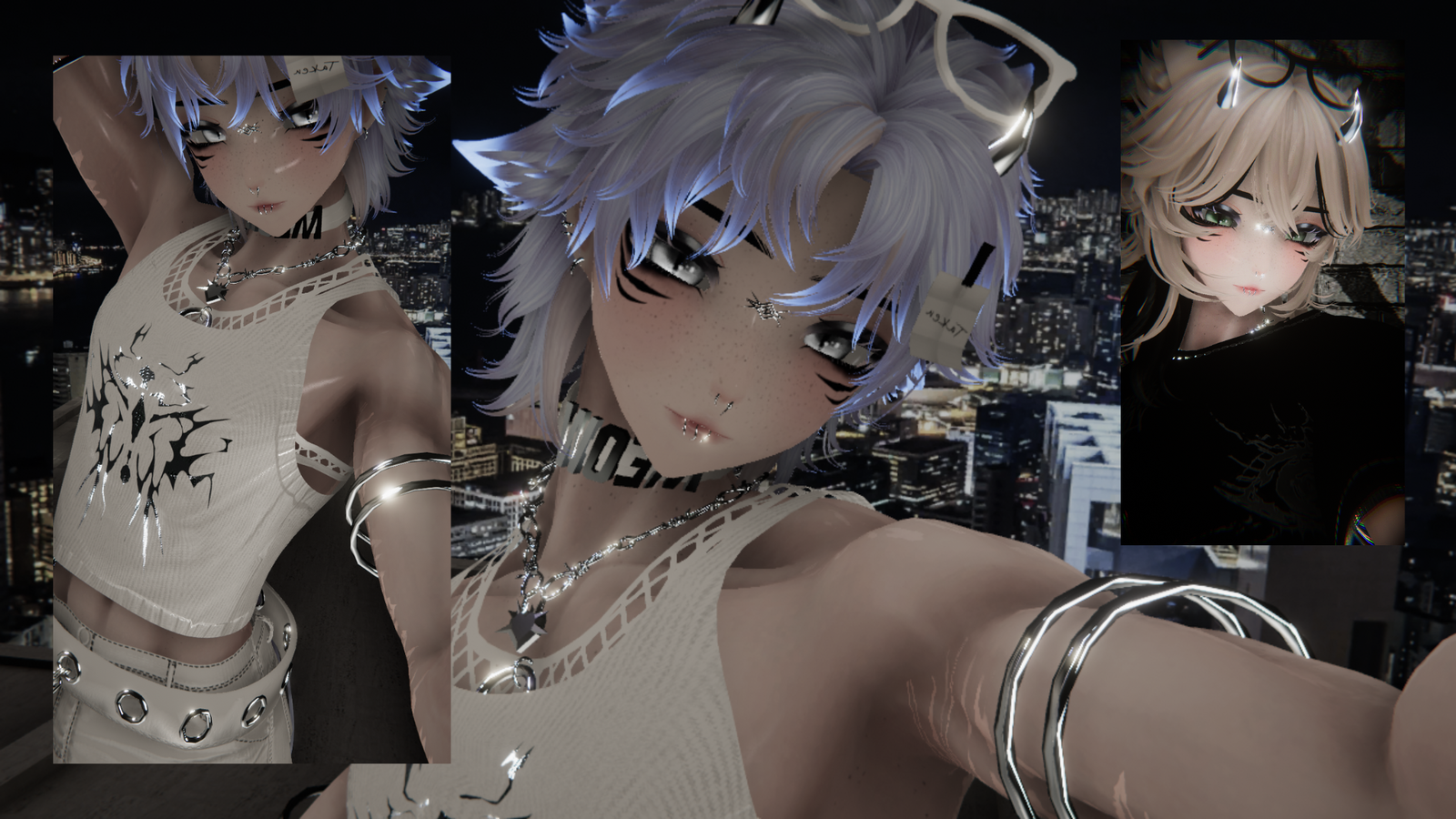 `riley' ~ neko, matching male version to kat [PC/Q, face tracking, gogo, SFW only]