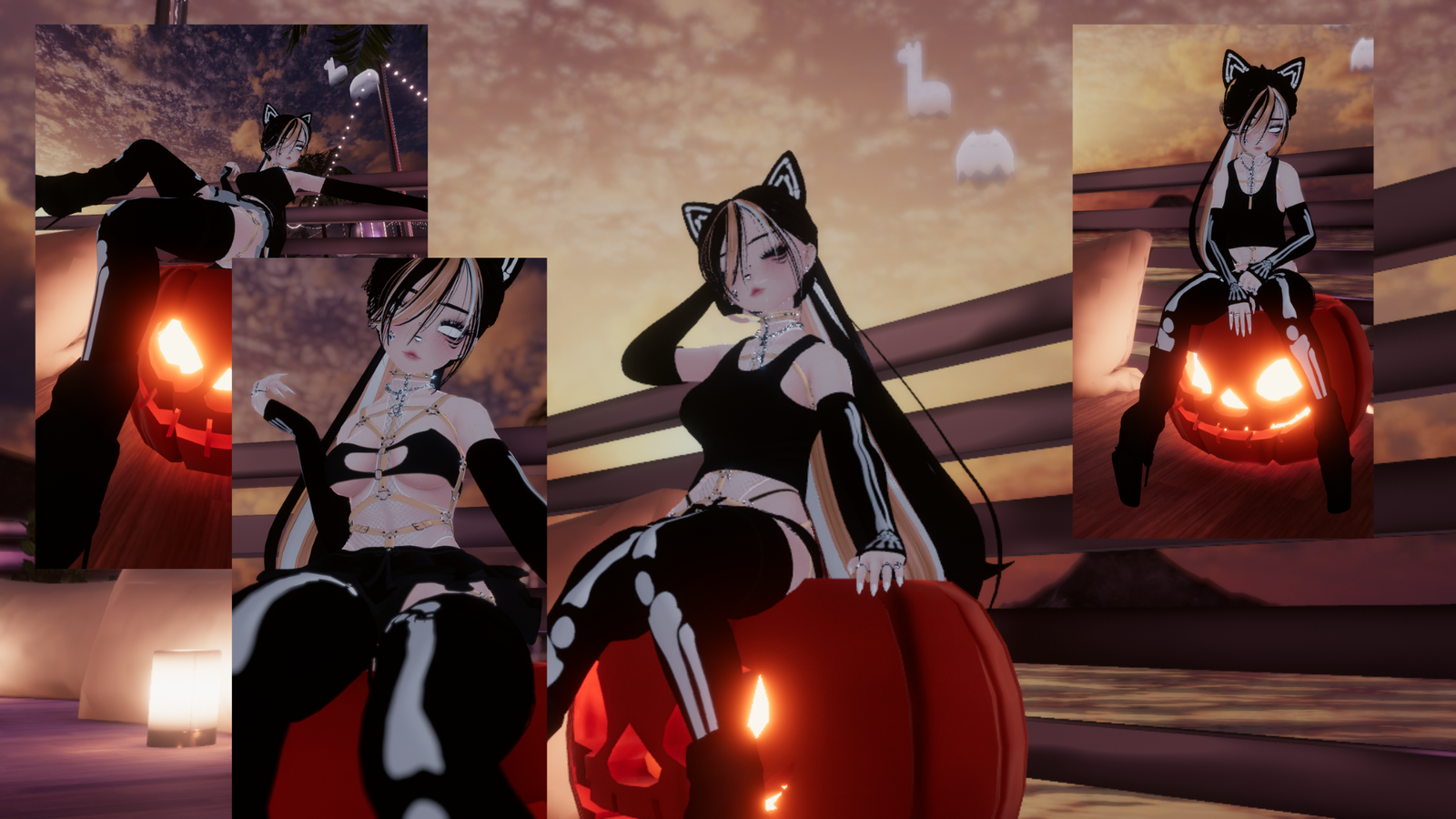 `Skelly Kat` ~ halloween neko [PC/Q, SPS, FT, gogo]