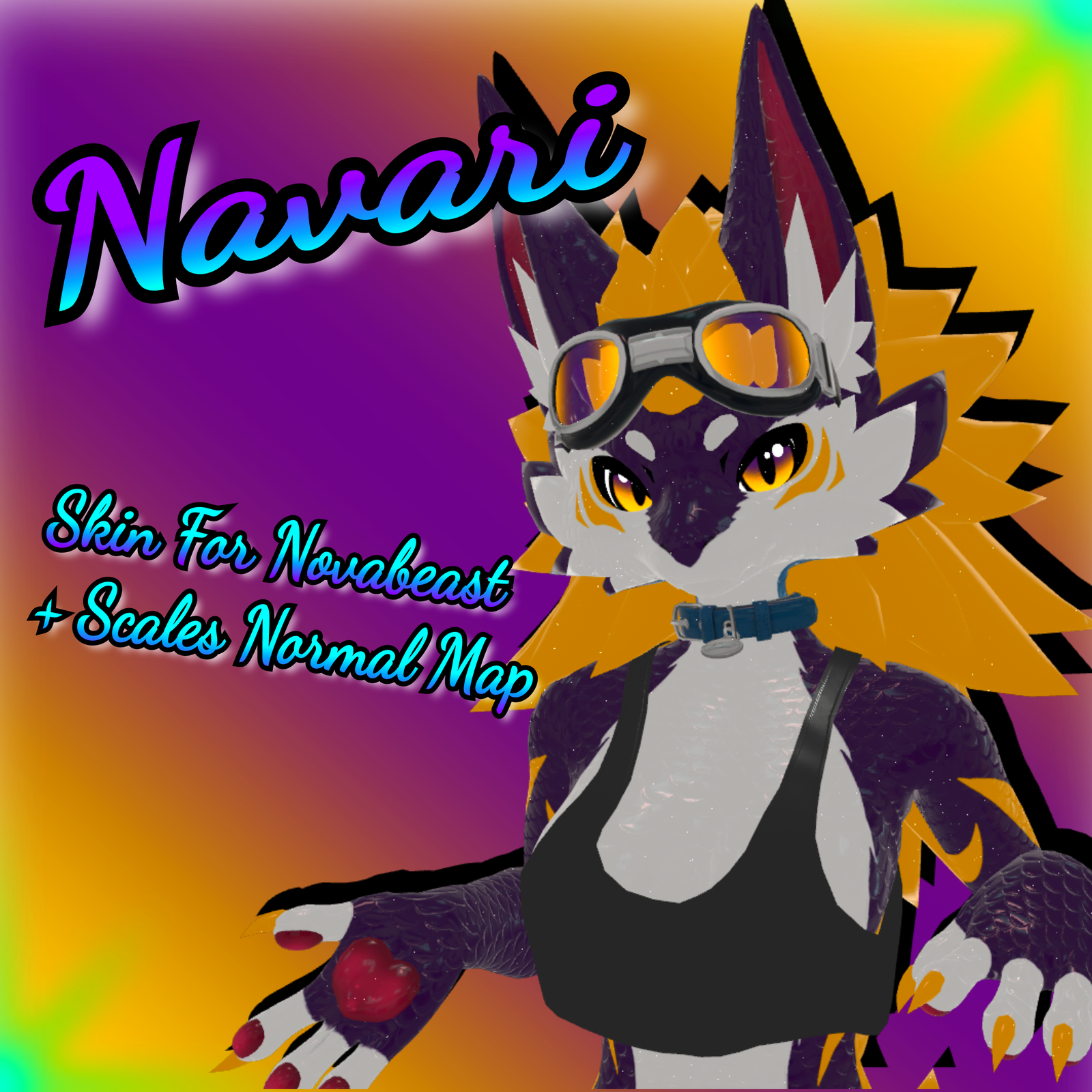 Navari - Skin for Novabeast + Scales Normal Map By FizzyFresh