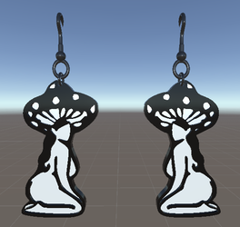 Mushroom Girl Earrings