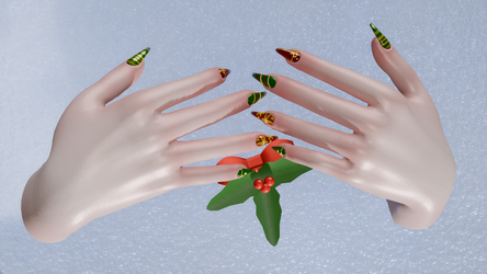 Christmas Nails Aphrodite Base 