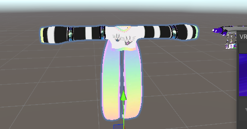 Really long sleeve/bunny mayu croptop