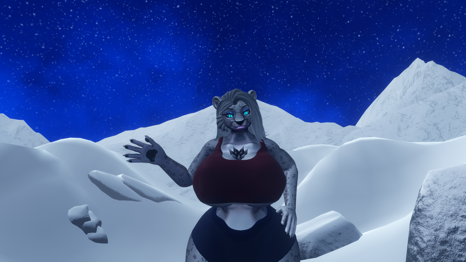 Angel the Snow Leopard