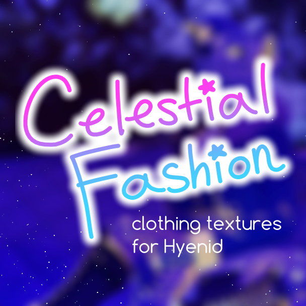 Celestial Fashion | Somna-themed Clothing Textures for Hyenid