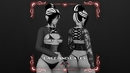 Lace and Latex set