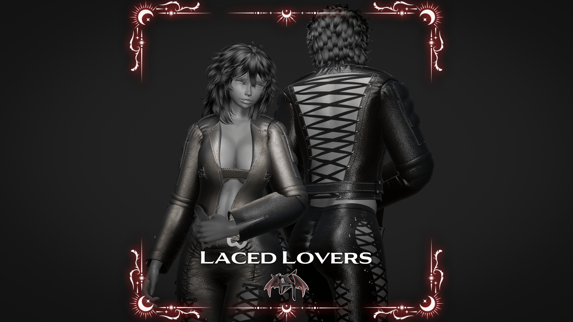 Laced Lovers matching pants and jacket set