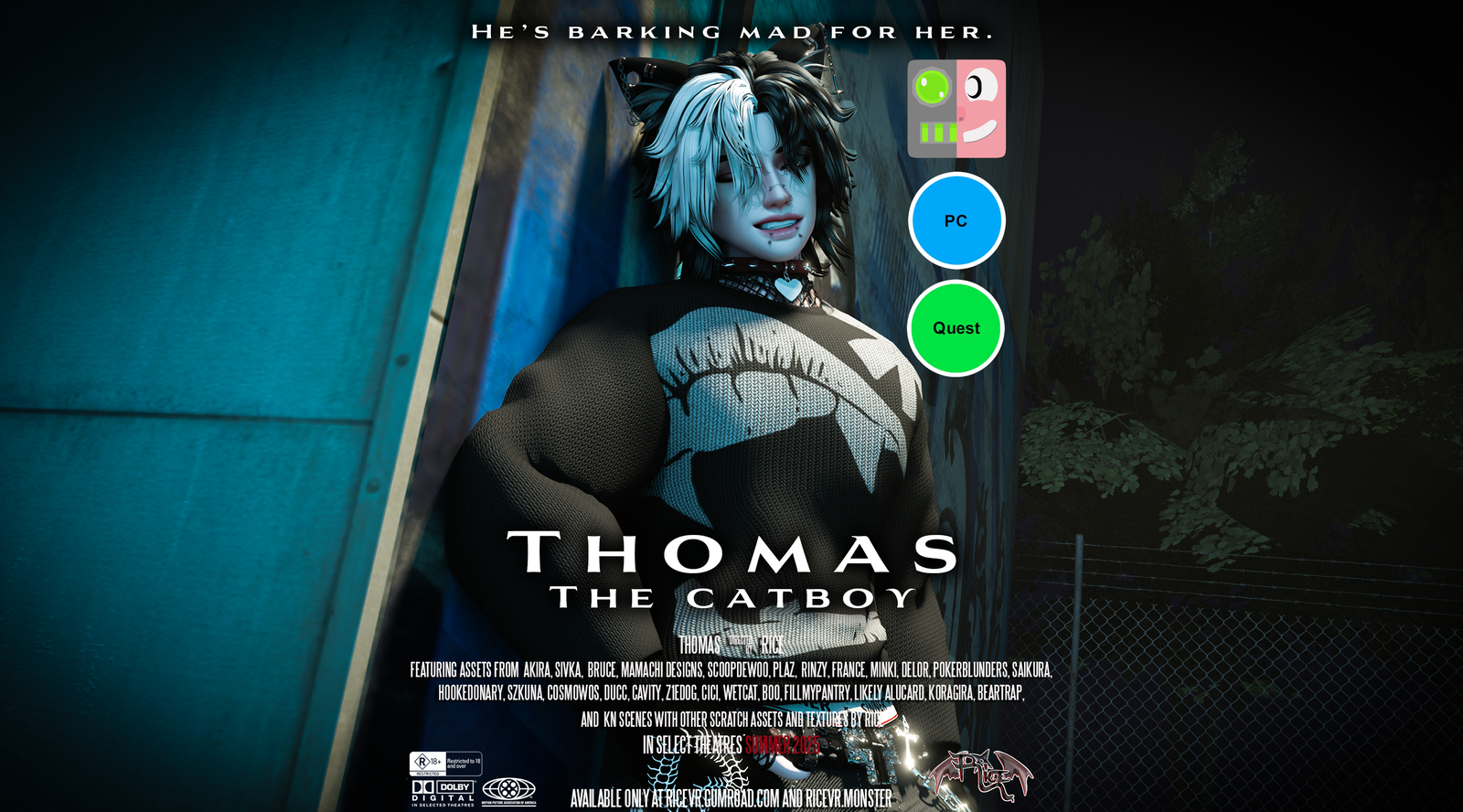 Thomas - Face tracking - PC - Quest