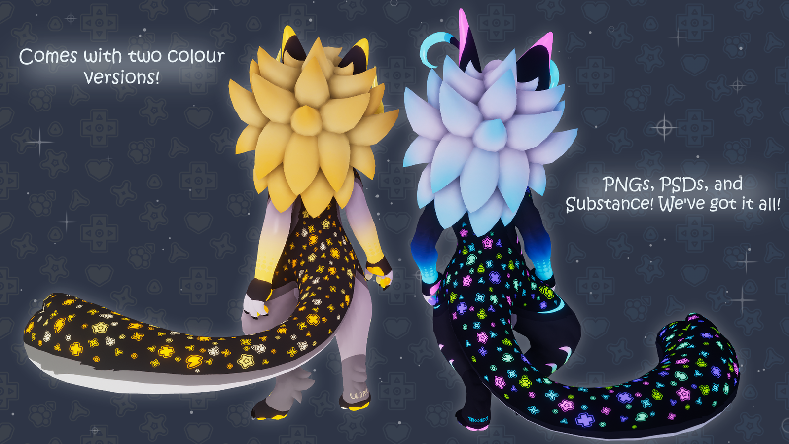 Ultra Moontal Duo {VRChat Avatar Texture}