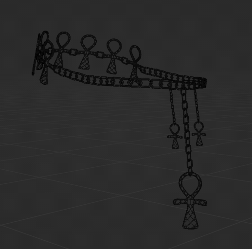 Ankh Belt | VRChat Accessory
