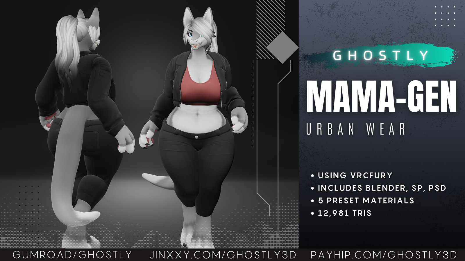 Ghostly UrbanWear Outfit [MamaGen]