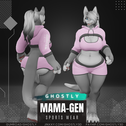 Ghostly SportsWear Outfit [MamaGen]