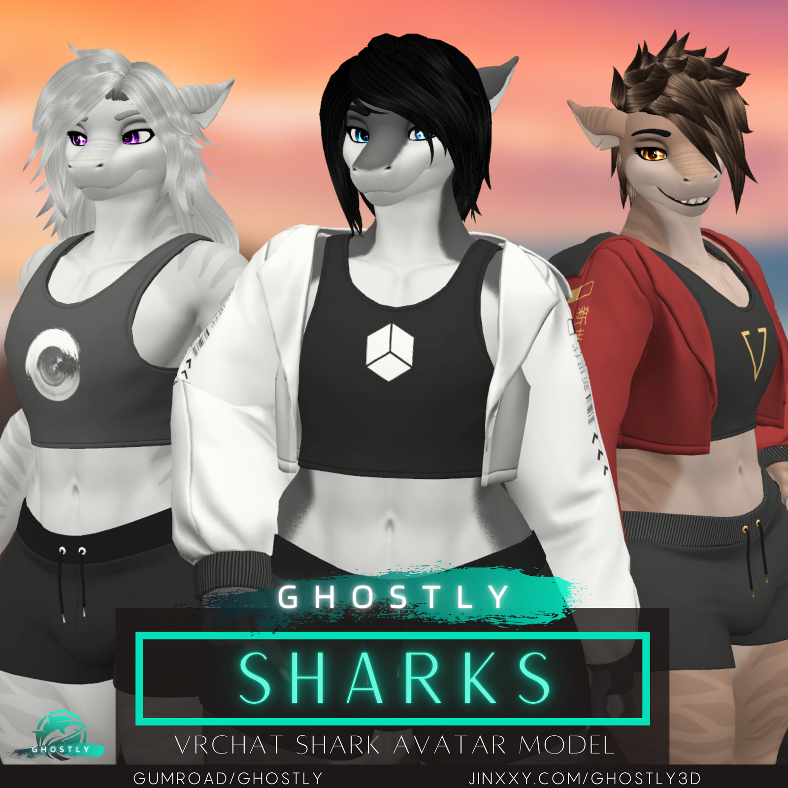 Ghostly Femboy Shark