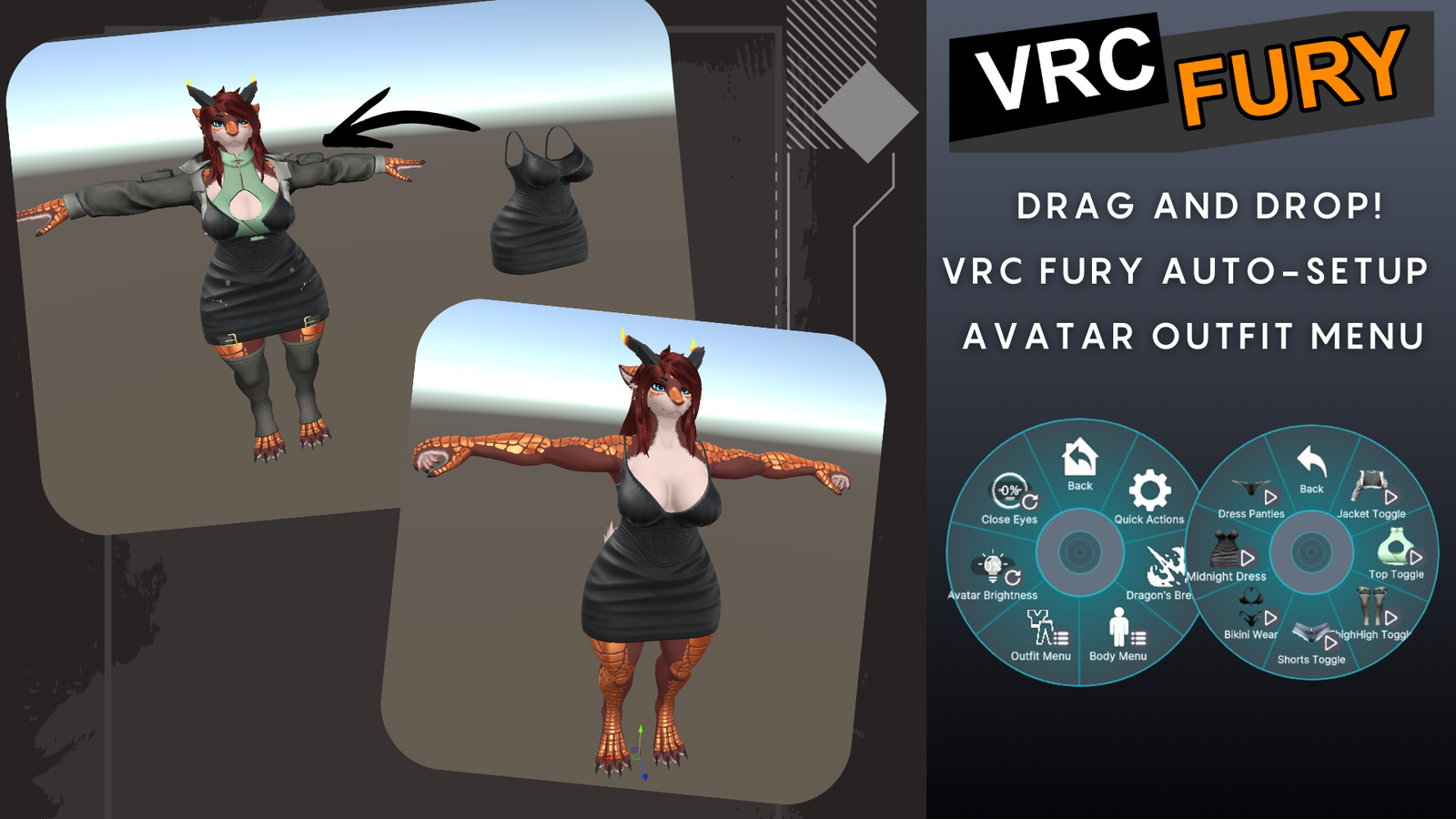 Ghostly Seductress Dress Outfit [Female Dragon]