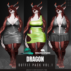 Ghostly Dragon Dresses Outfit Pack Vol.1