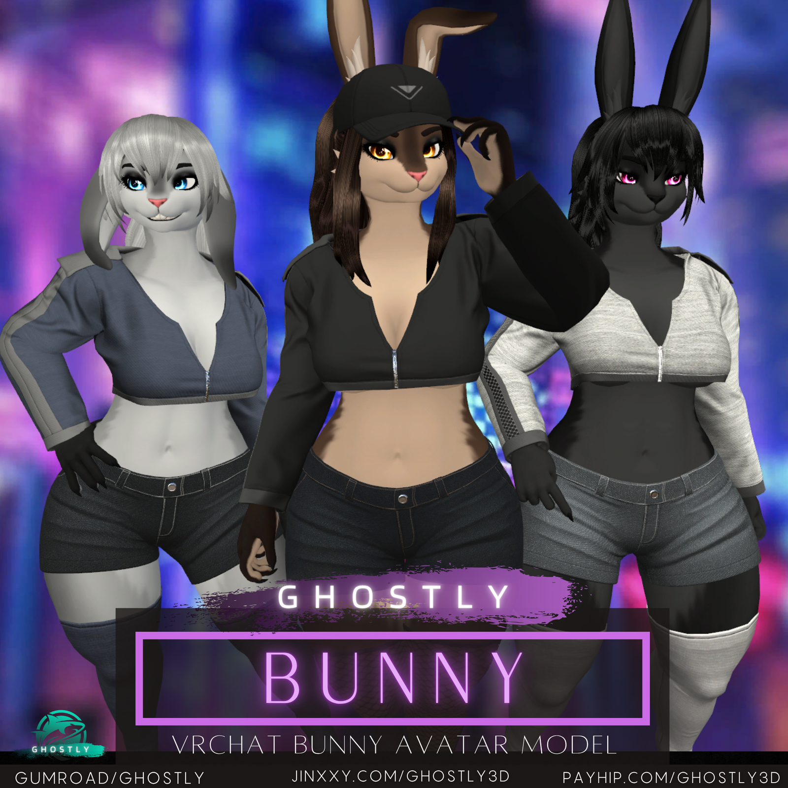 Ghostly Female Bunny
