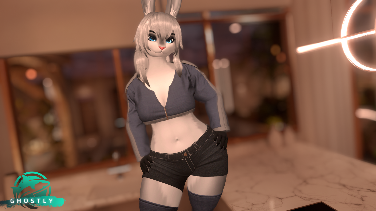 Ghostly Female Bunny