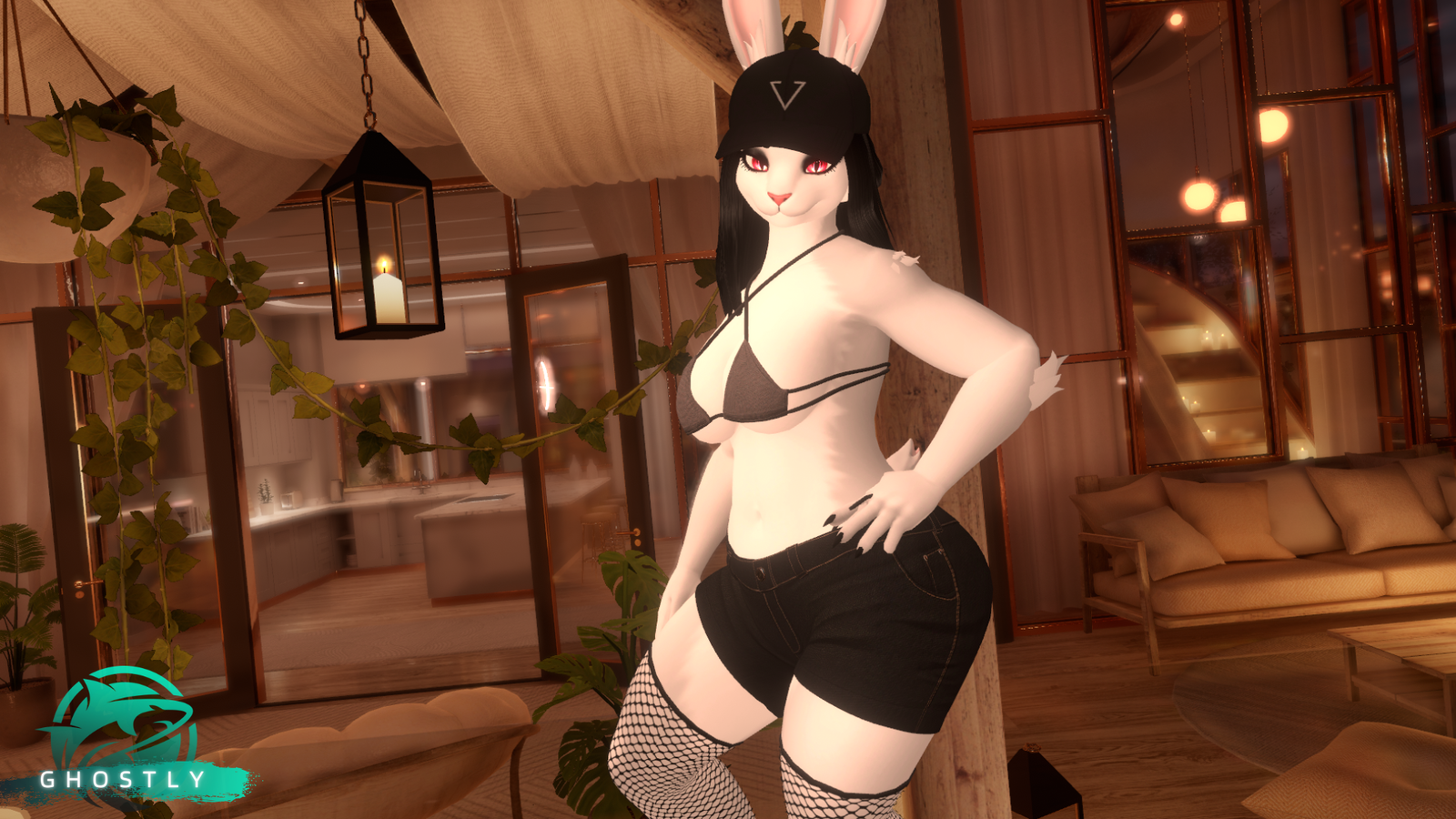 Ghostly Female Bunny