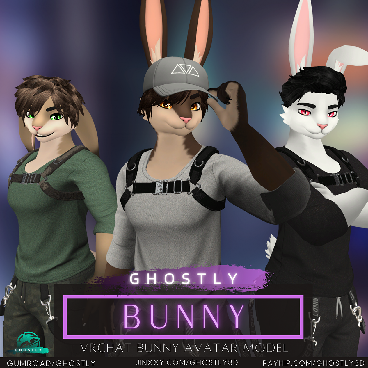 Ghostly Male Bunny