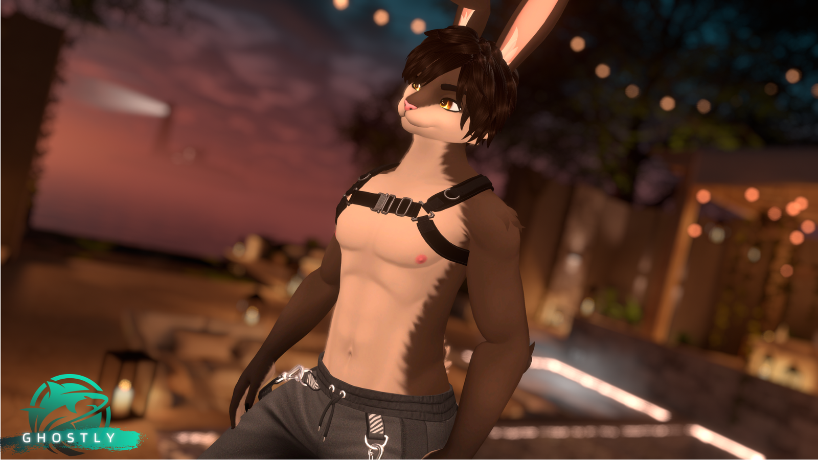 Ghostly Male Bunny