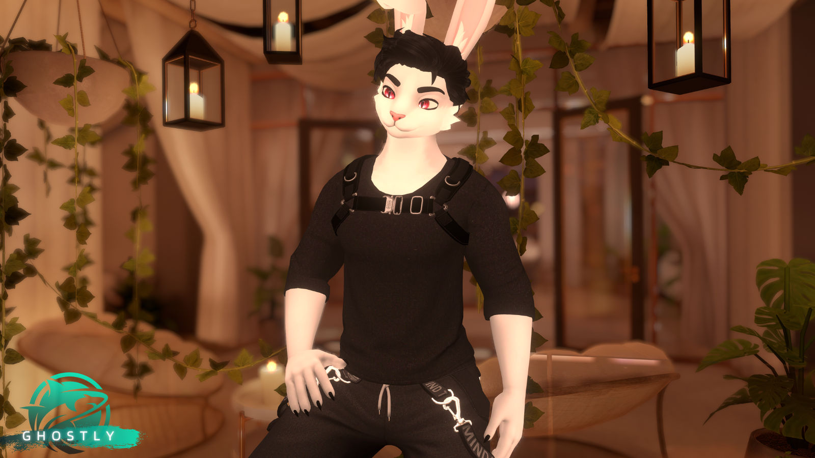 Ghostly Male Bunny