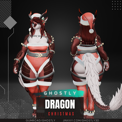 Ghostly Christmas Outfit Dragon
