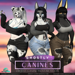 Ghostly Female Canines VRChat