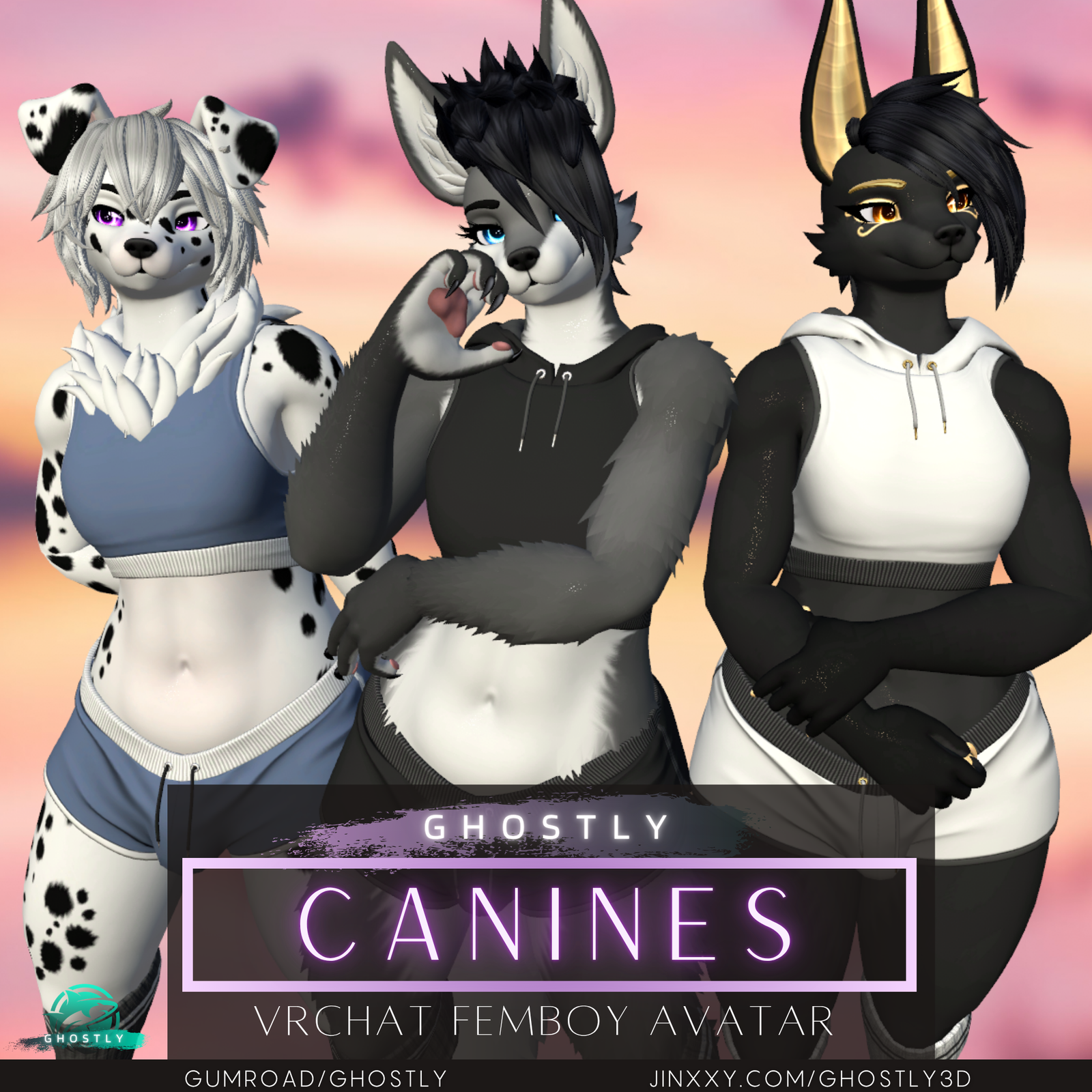 Ghostly Femboy Canine