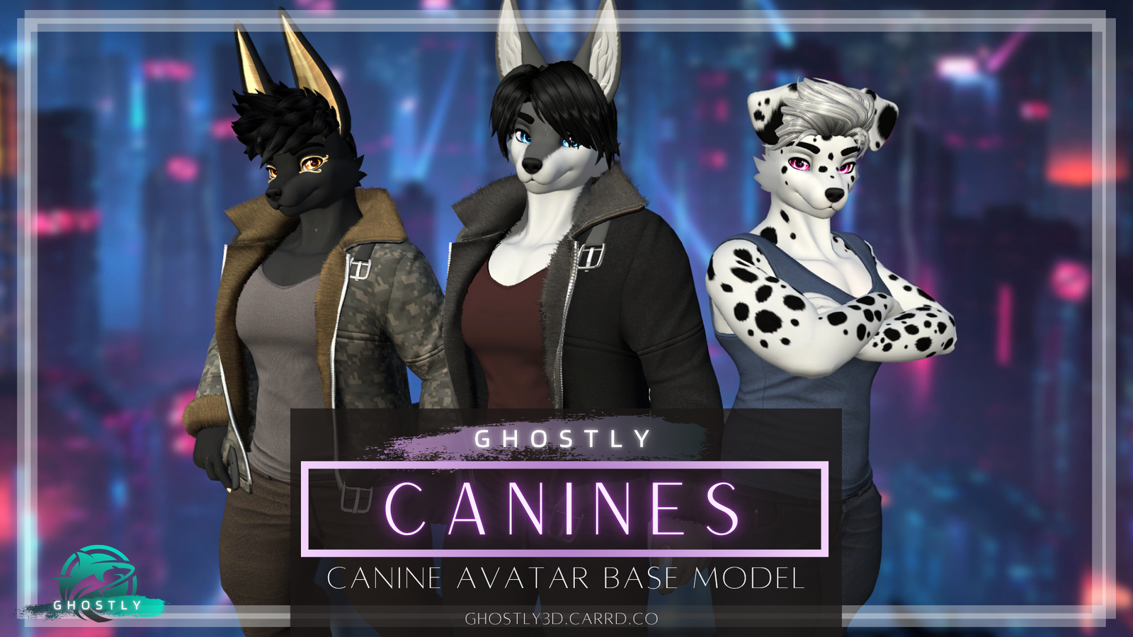 Ghostly Male Canines