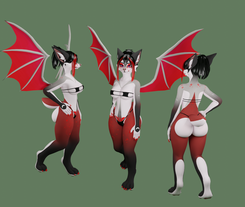 Mircalla Bat Textures for Echo by Foxipaws