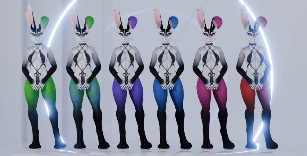 Vampiric bunny Textures for Alice by Foxipaws