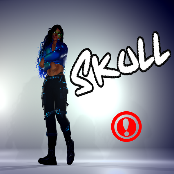 Skull (VRChat Avatar) by LazytheCat75 - Jinxxy