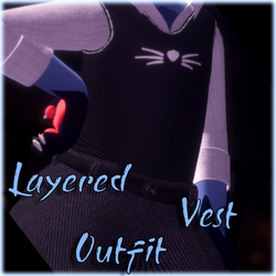 [Mayu] - Layered Vest Outfit