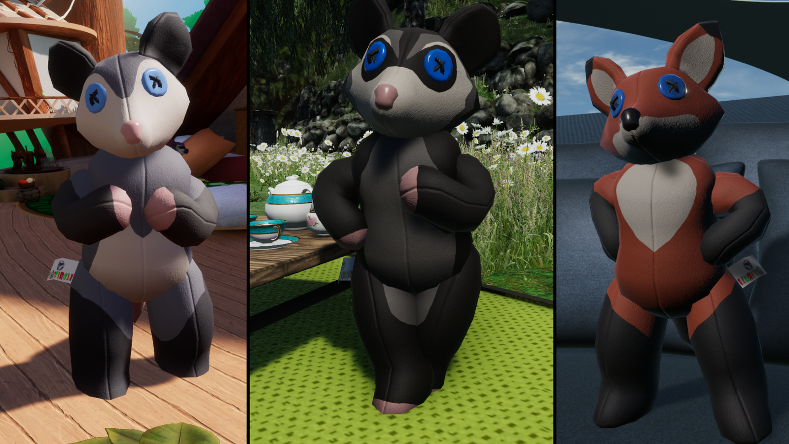 Eldritch Low Poly Plushies