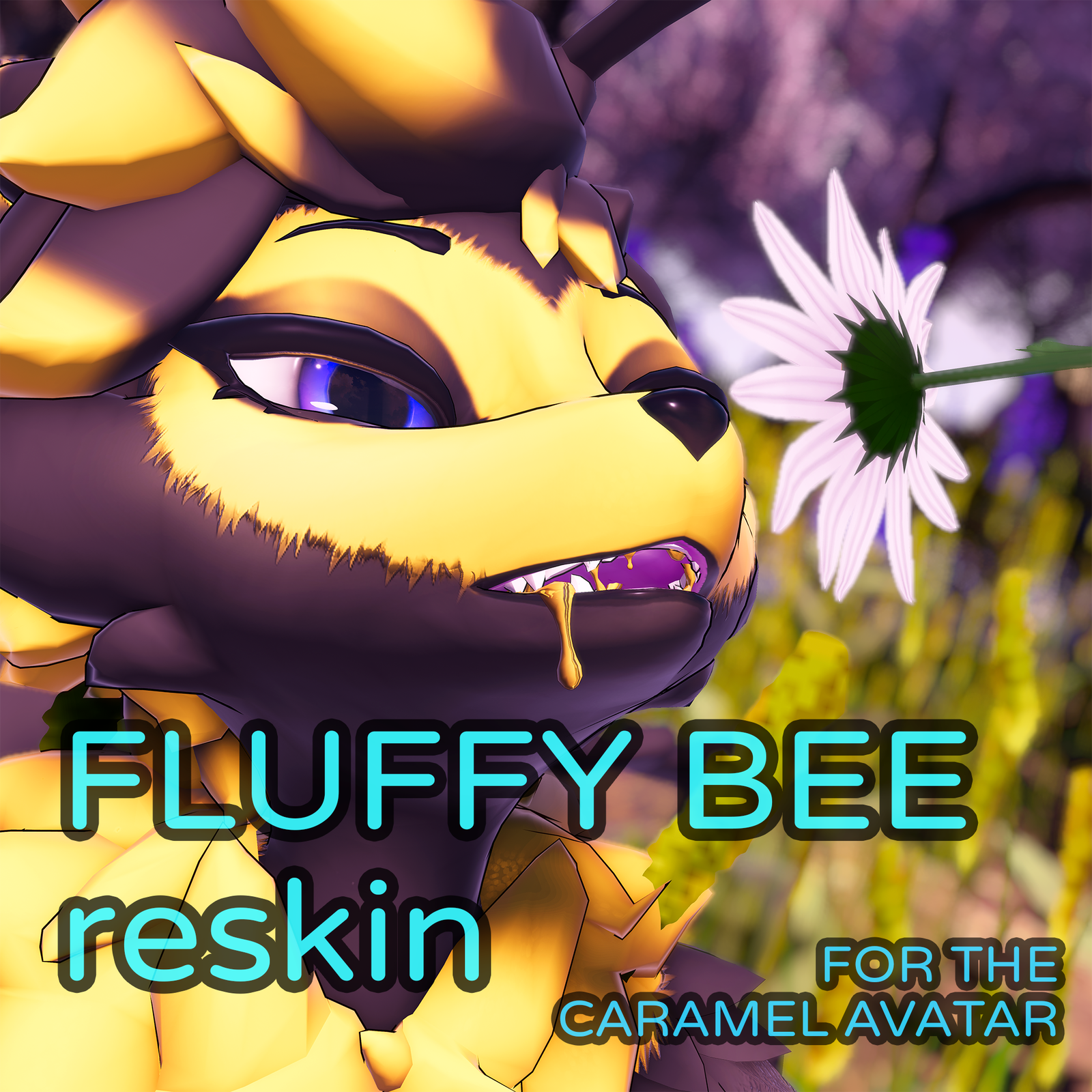 Fluffy Bee - Caramel skin