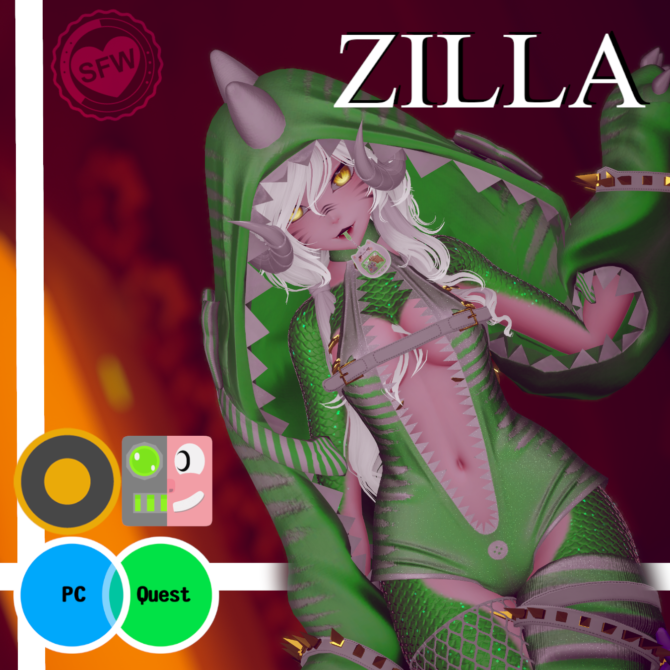 Zilla // 16+ - PC - QUEST - MEDIUM - VRCFT