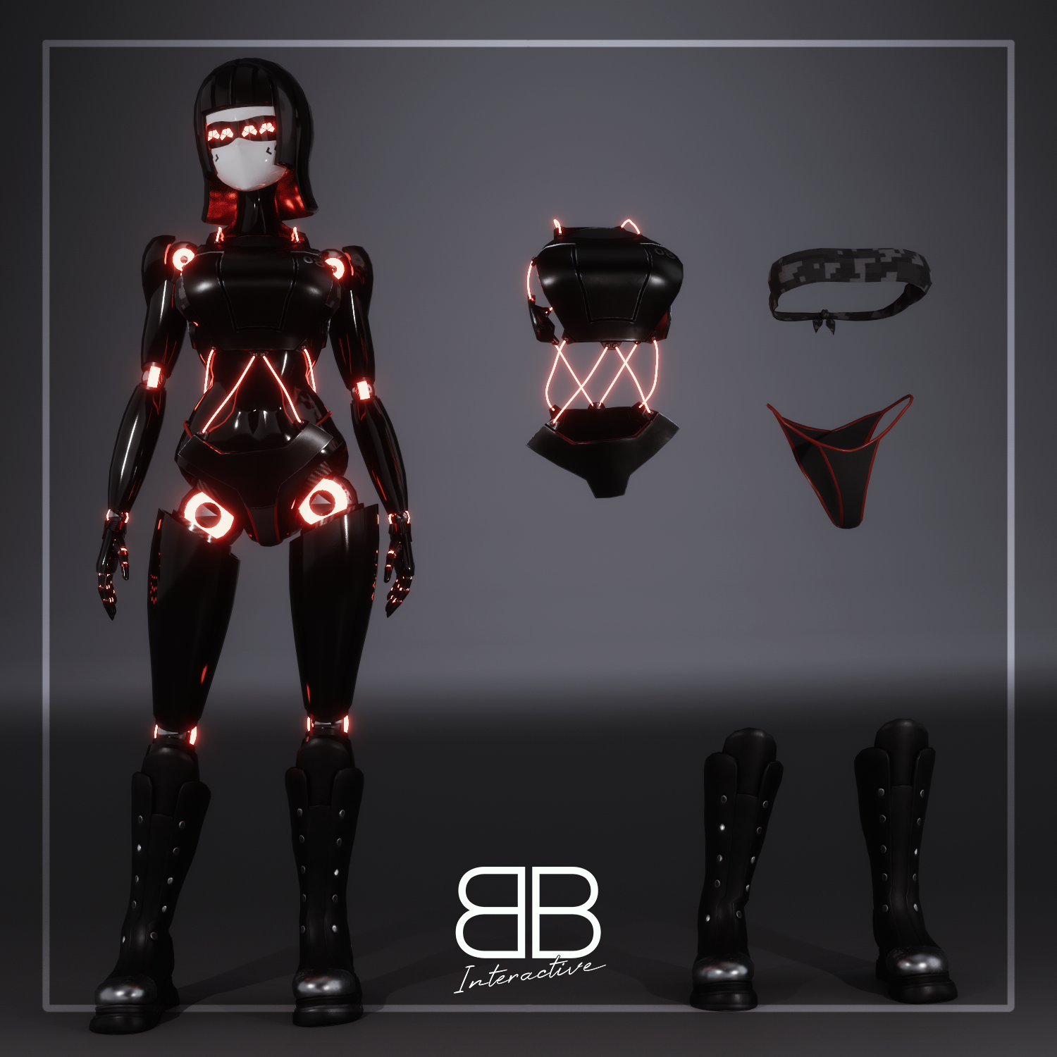 [Original 3D Model] BBEight Evo for VRChat