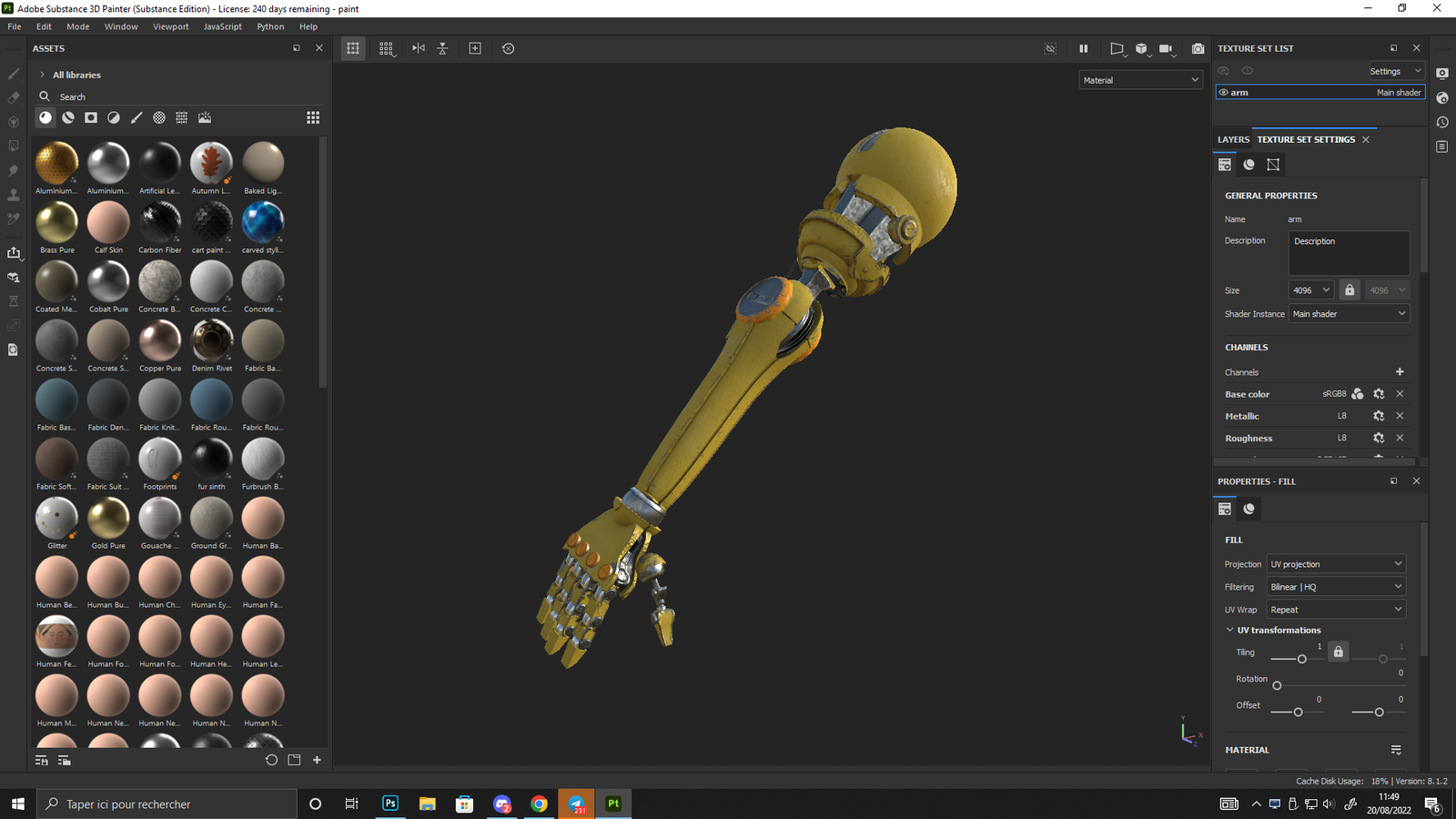 Mayu Rivet arms