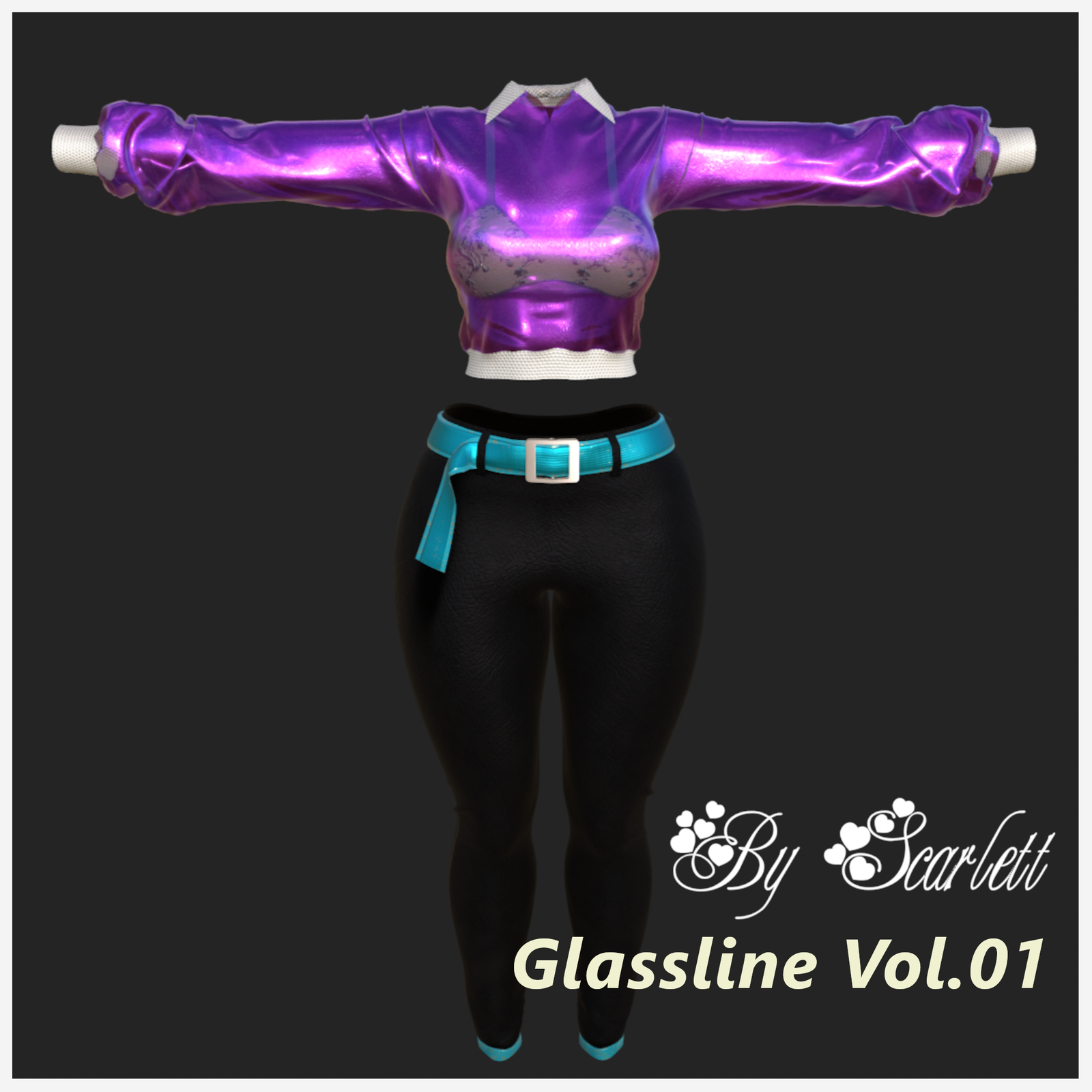 Glassline Vol. 01 (Rigged for VRBase EGirl)