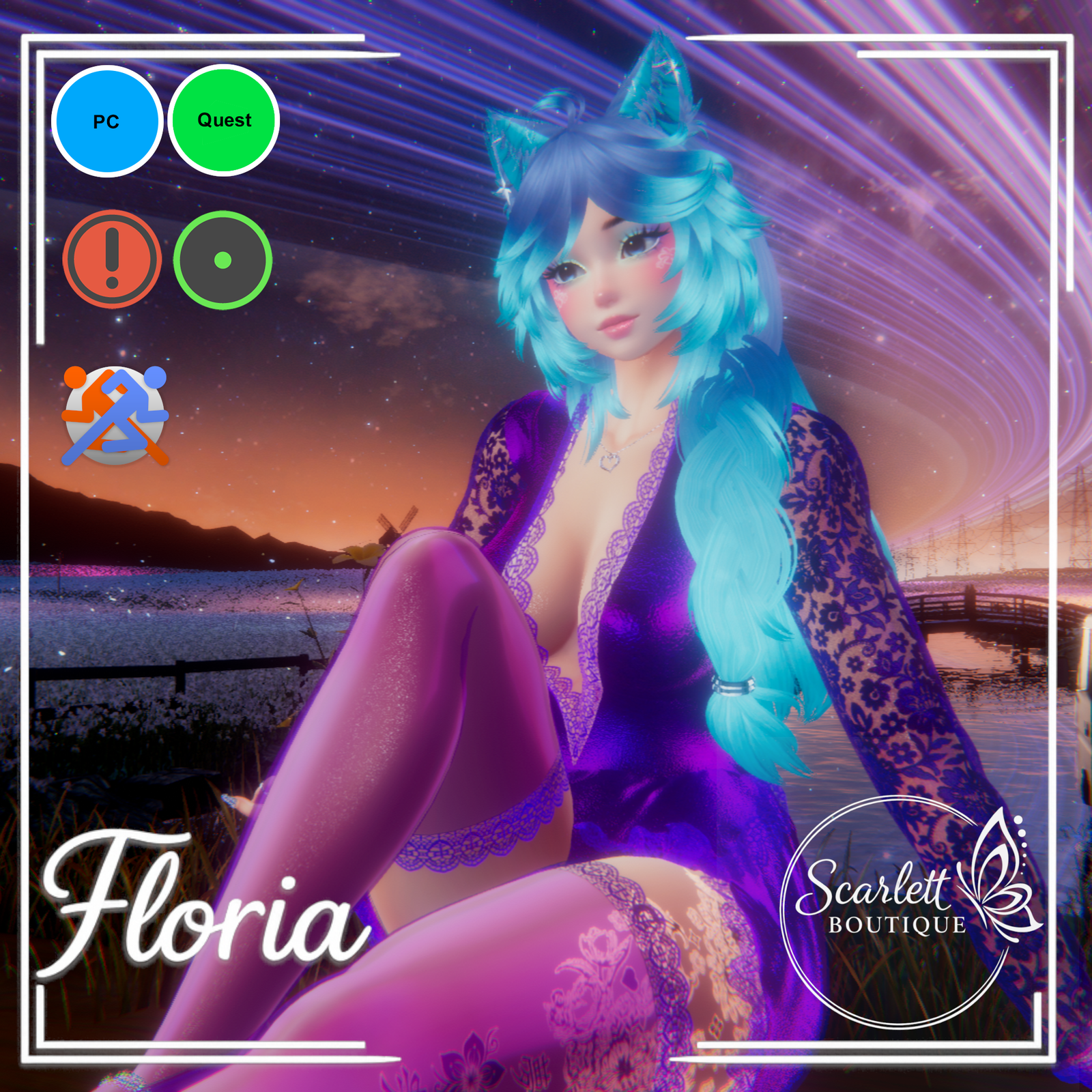 Floria (PC + GREEN OPTI + Quest + VRCFT + GOGO)