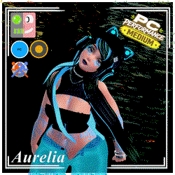 Aurelia Avatar (Medium Perf  |  FaceTracking | Gogologo | PC only)