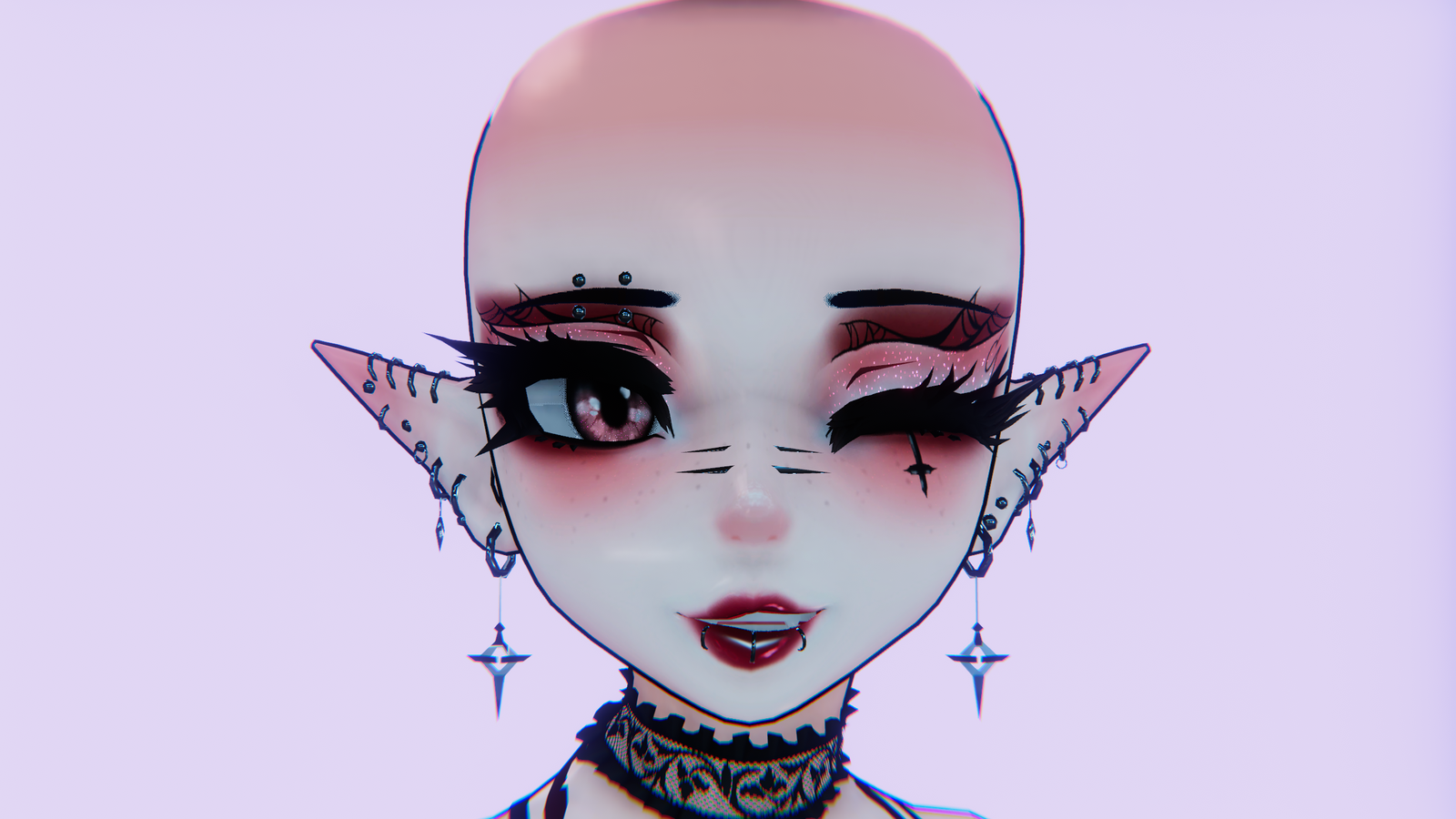 Dark Vampire Makeup for GodWhisper Magician