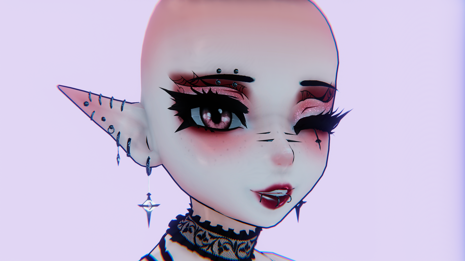 Dark Vampire Makeup for GodWhisper Magician