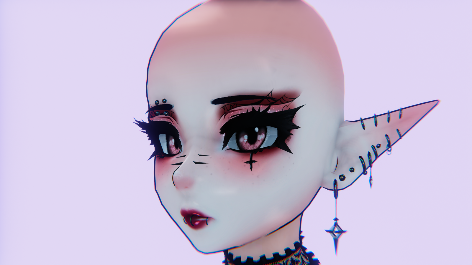 Dark Vampire Makeup for GodWhisper Magician