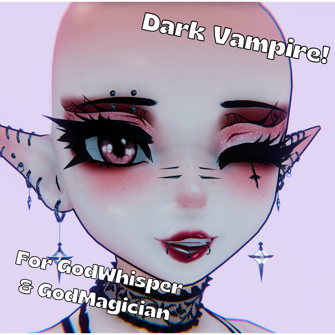 Dark Vampire Makeup for GodWhisper Magician