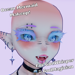 Ocean mermaid Makeup! for GodWhisper & GodMagician